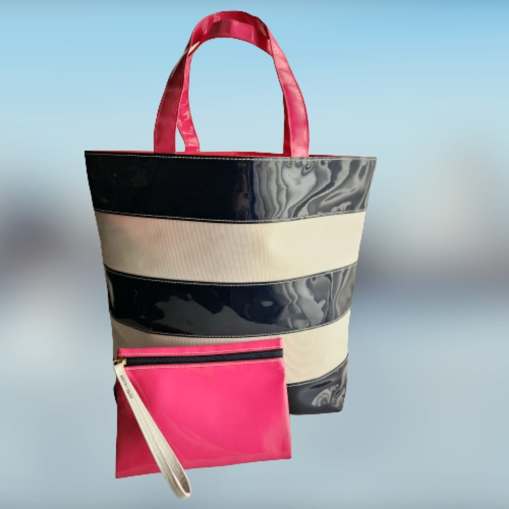 Estee Lauder Striped Tote Bag